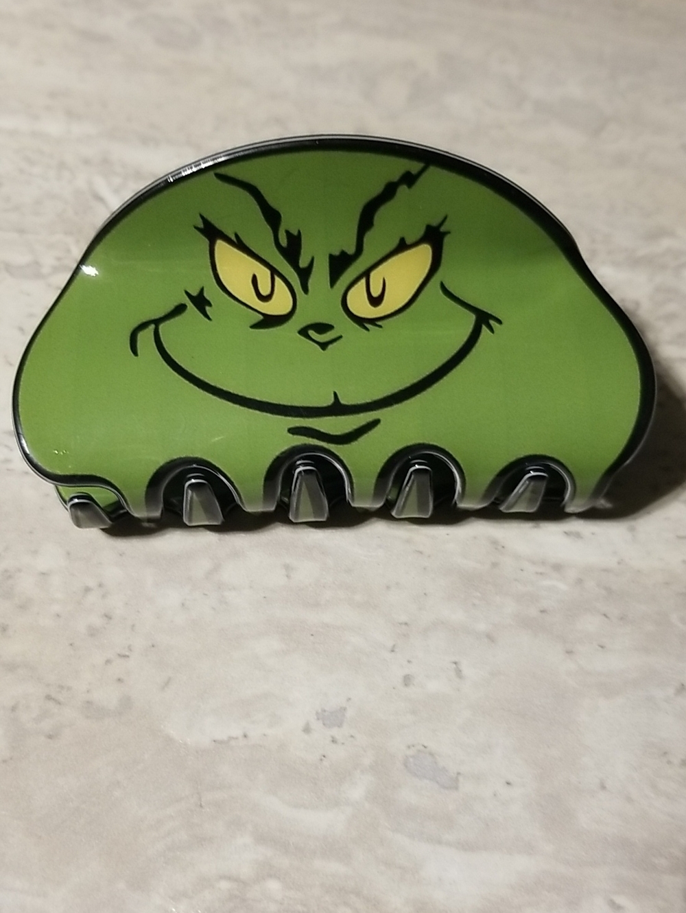 The Grinch Face Hair Claw Clip - Women Accessories